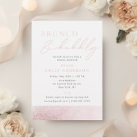 Rosa Brautparty Brunch und Bubbly