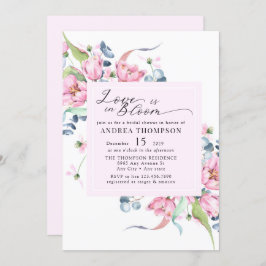 Rosa Brautparty Einladung