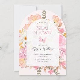 Rosa Brautparty Einladung