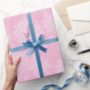 Rosa Brautparty Geschenkpapier
