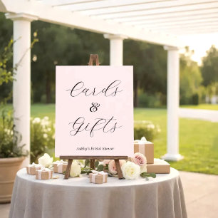 Rosa Brautparty Karten Geschenke Poster