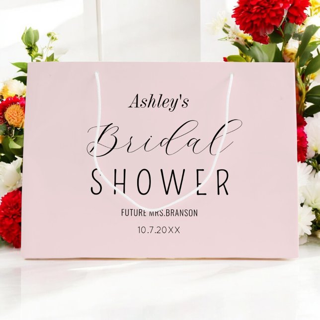 Rosa Brautparty Party Große Geschenktüte (Von Creator hochgeladen)