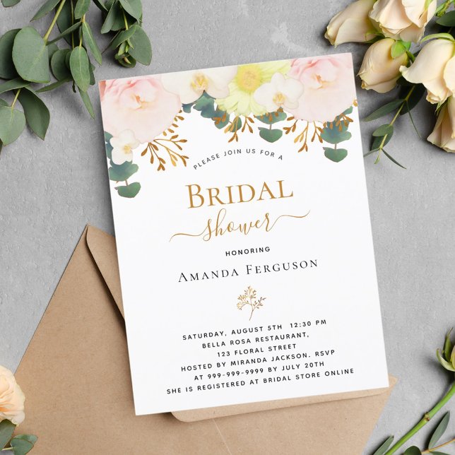 Rosa Brautparty Postkarte (Von Creator hochgeladen)