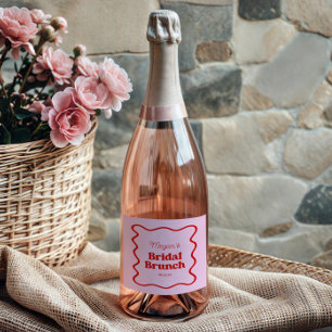Rosa Brautparty Rosa Wavy Border Brunch