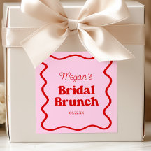 Rosa Brautparty Rosa Wavy Border Brunch
