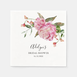 Rosa Brautparty Serviette