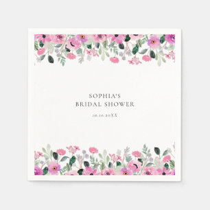 Rosa Brautparty Serviette