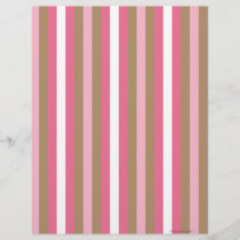 Rosa Brown Striwn Scrapbook Paper