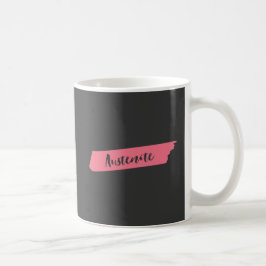 Rosa Brush Austenit Kaffeetasse