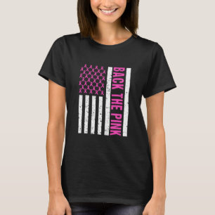 Rosa Brustkrebs-Bewusstseinsflagge T-Shirt