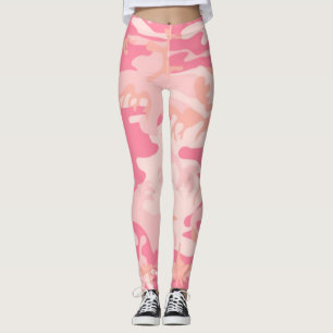 Rosa Brustkrebs Heilung der Camouflage Leggings