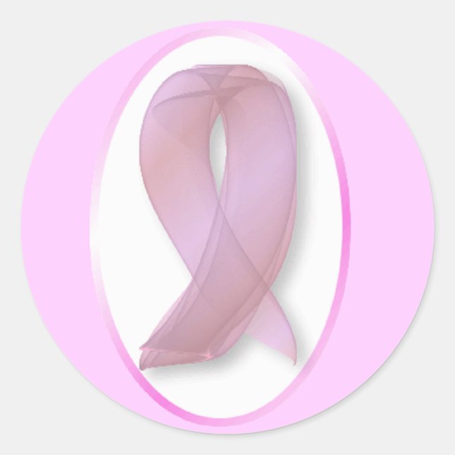 ROSA BRUSTKREBS SCHLEIFE STICKER (Vorderseite)
