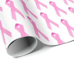Rosa Brustkrebserkrankung Ribbbons Geschenkpapier