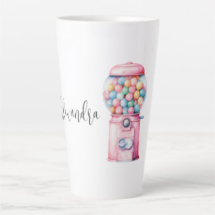 Rosa Bubble Gum Whimsical   Milchtasse