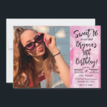 Rosa Bubble Hearts Niedlich Girly Birthday Sweet 1 Einladung<br><div class="desc">für jedes Ereignis anpassen</div>