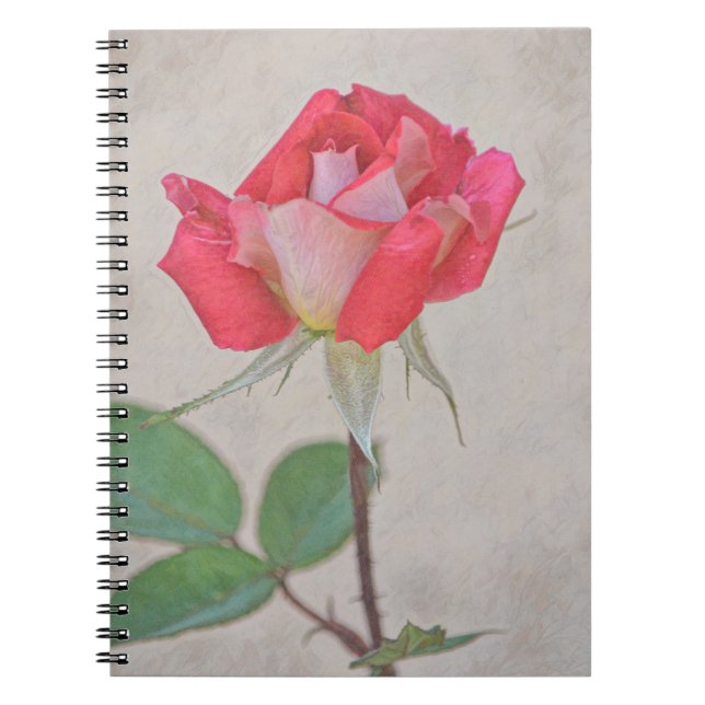 Rosa Bud Art von Gertie's Garden Notizblock (Vorderseite)