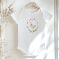 Rosa Bug Gänse Wappen Mädchen Dusche