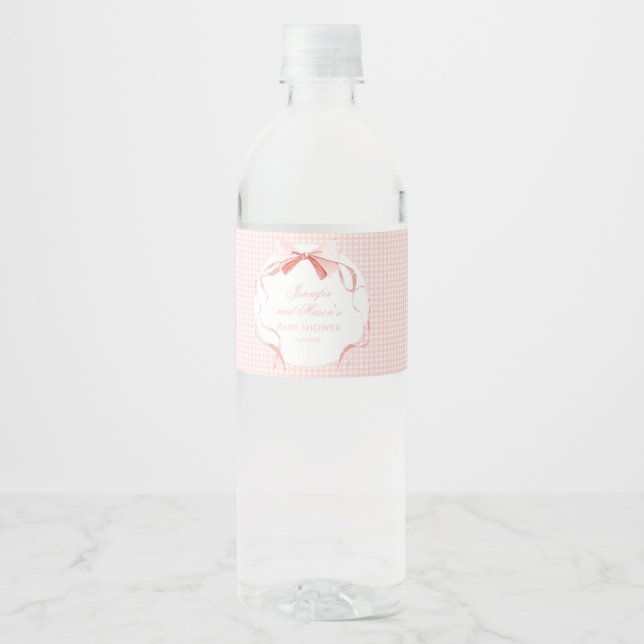 Rosa Buggingge Baby Duschwasser Flasche (Vorderseite)