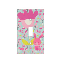 Rosa Bunnies und Blume