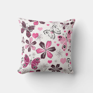 Rosa Butterfly | Dekorativ Kissen