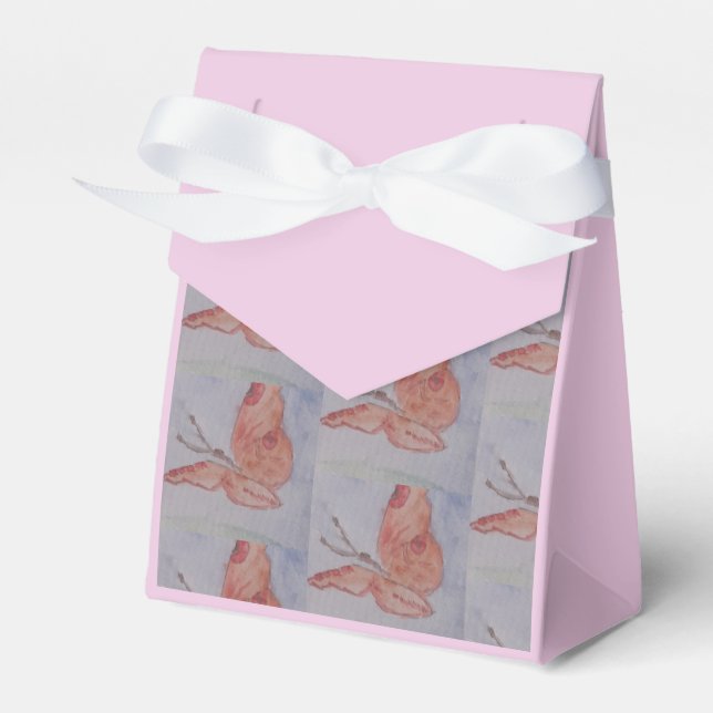 Rosa Butterfly Geschenkschachtel (Vorderseite)