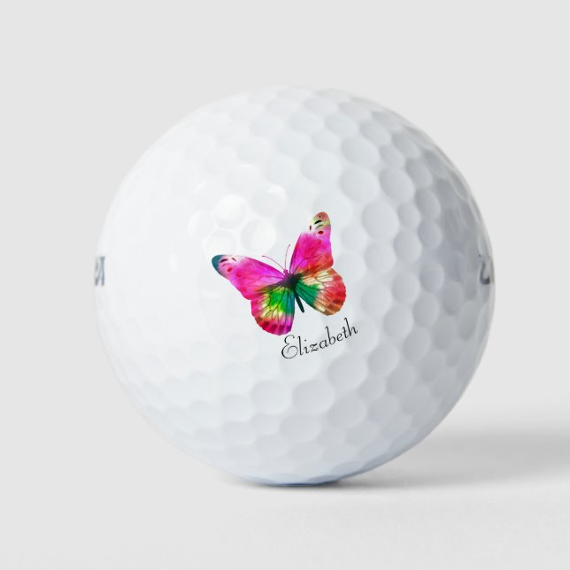 Rosa Butterfly Golfball (Vorderseite)