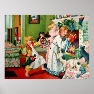 Rosa C. Petherick: Weihnachts-Shopping Poster