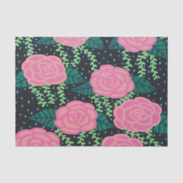 Rosa Cabbage-Rose Seidenpapier