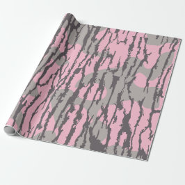 Rosa Camouflage Bottomland Girls Botlandschaft Cam Geschenkpapier