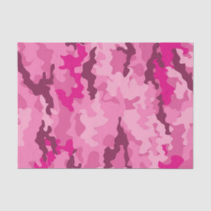 Rosa Camouflage Camouflage Girly Feminine Seidenpapier