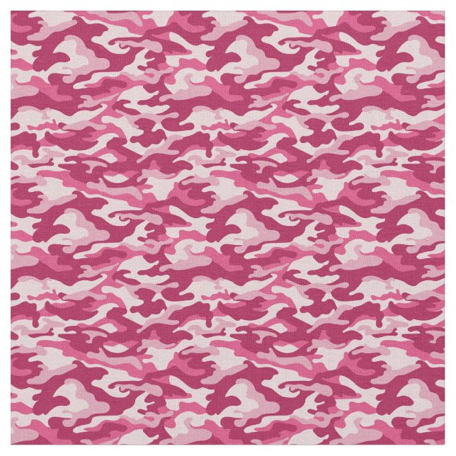 Rosa Camouflage Camouflage Stoff (Nahaufnahme)