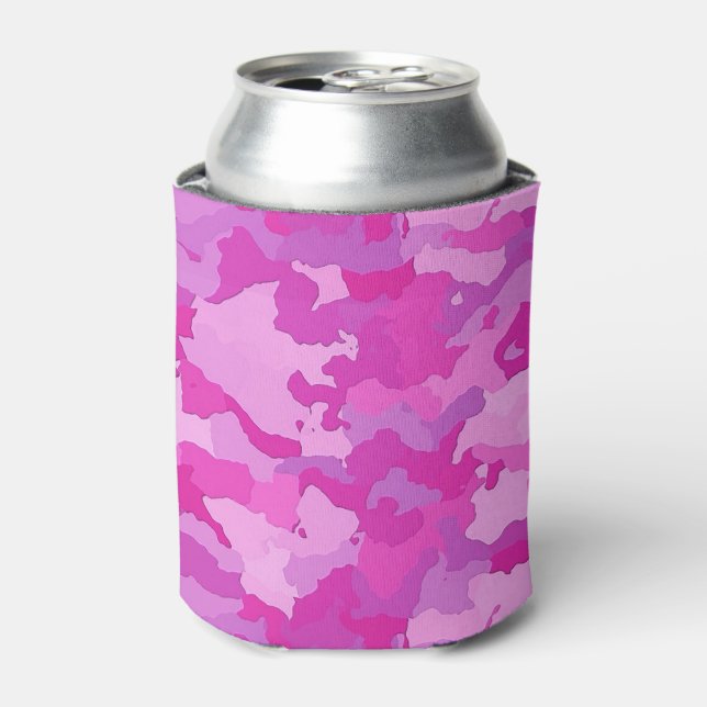 Rosa Camouflage Dosenkühler (Kanne Vorderseite)