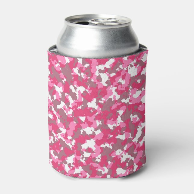 Rosa Camouflage Dosenkühler (Kanne Vorderseite)