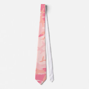 Rosa Camouflage - Girl-Camouflage Krawatte