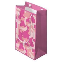 Rosa Camouflage-Girly Geschenk-Tasche Kleine Geschenktüte