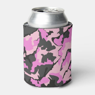 Rosa Camouflage kann cooler Dosenkühler