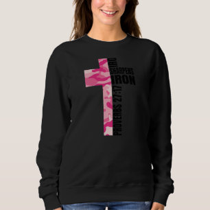 Rosa Camouflage Kreuz Christlich Beste Freundschaf Sweatshirt