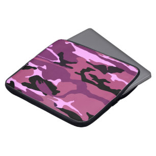 Rosa Camouflage Laptopschutzhülle
