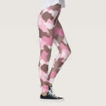 Rosa Camouflage Leggings<br><div class="desc">Diese Leggings der geistlichen Camouflage weisen ein Tarnmuster in blassrosa bis staubigen Rose zu braun auf. Tragen Sie sie stilvoll. Ich hatte viel Spaß beim Erstellen dieses Musters und Farbpalette für Sie. Viel Spaß! Entworfen von Künstler ©Susan Coffey.</div>