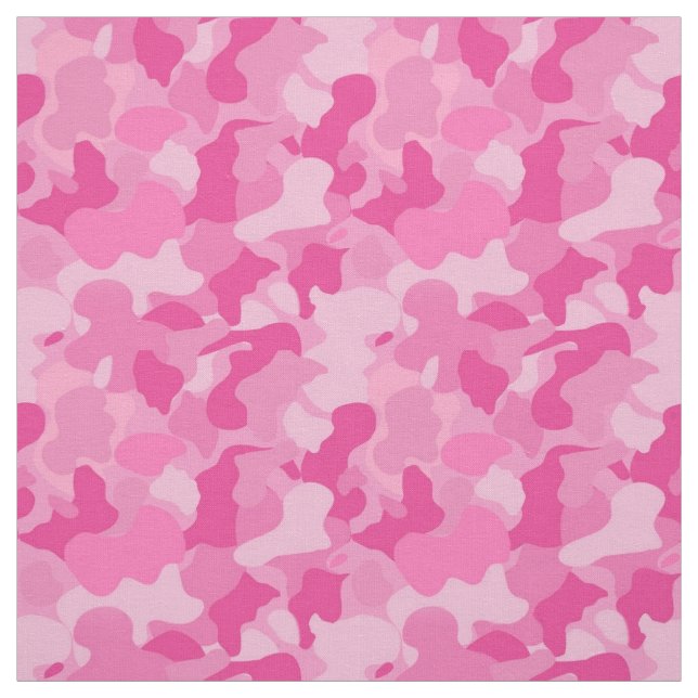 Rosa Camouflage-Mädchen Stoff (Muster)