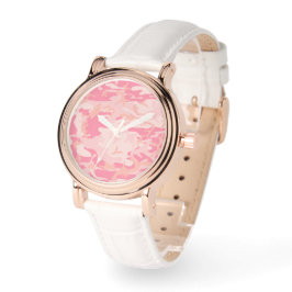 Rosa Camouflage, Militär, Armee Armbanduhr
