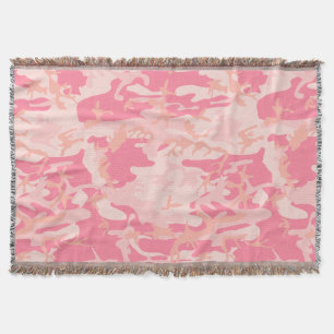 Rosa Camouflage, Militär, Armee Decke