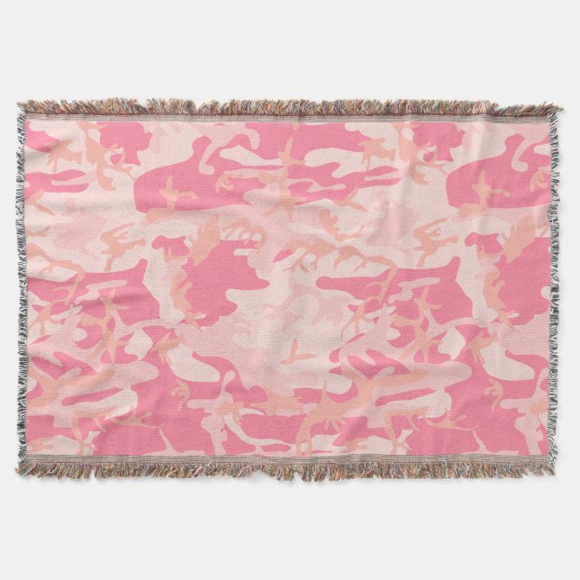 Rosa Camouflage, Militär, Armee Decke (Vorderseite)