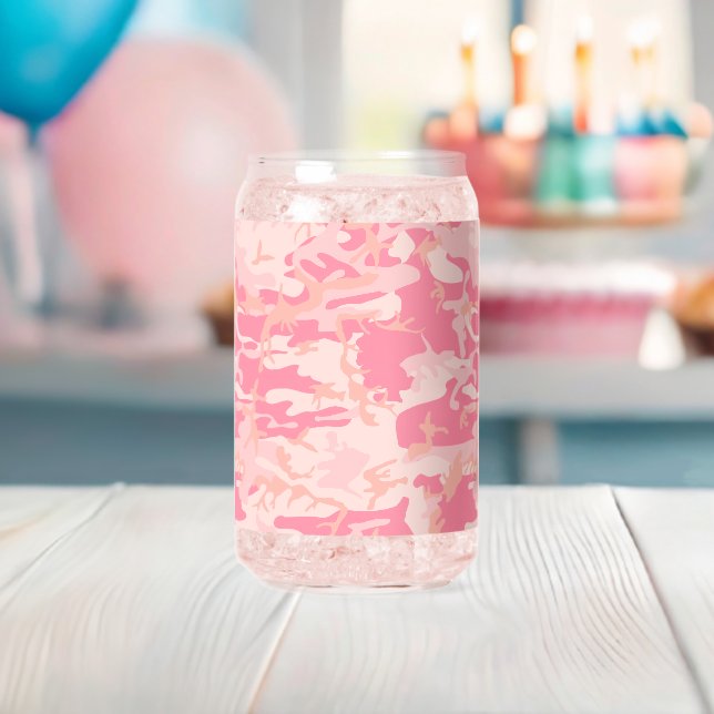 Rosa Camouflage, Militär, Armee Dosenglas (Insitu (Baby Party))
