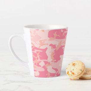 Rosa Camouflage, Militär, Armee Milchtasse