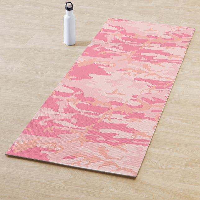Rosa Camouflage, Militär, Armee Yogamatte (Beispiel)