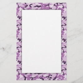 Rosa Camouflage Militärmuster Briefpapier