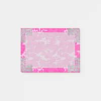 Rosa Camouflage mit Imitat-Glitzer