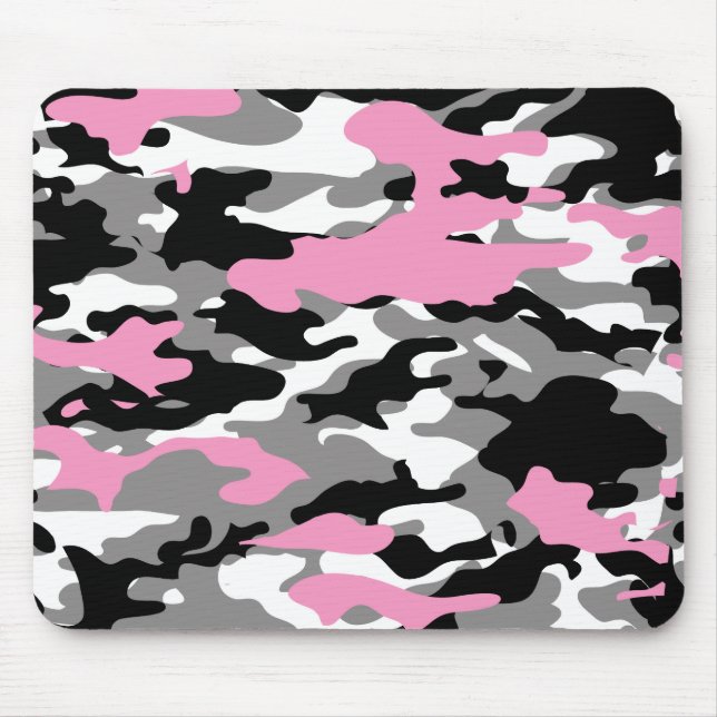 ROSA CAMOUFLAGE - Mousepad (Vorne)