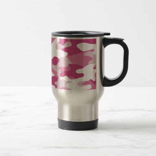 Rosa Camouflage Reisebecher